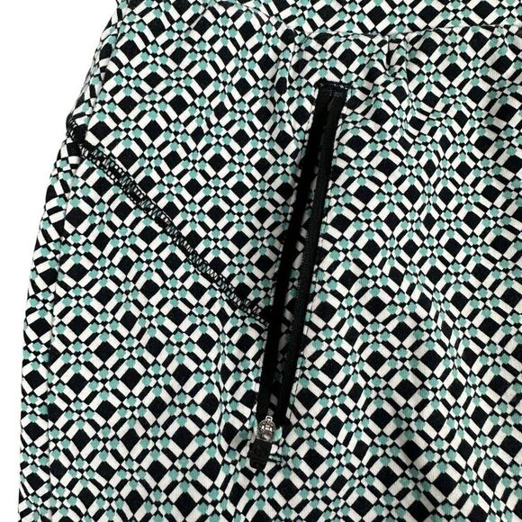 T by Talbots Everyday Stretch Diamond Geo Skort Size Medium Petite - Picture 7 of 8